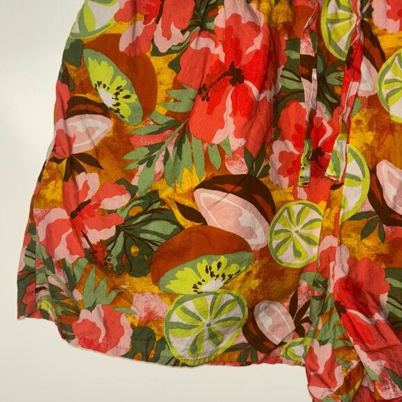 Dress Forum LA Tropical Print Shorts women's size small citrus fruit print - Picture 6 of 16